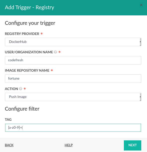 Add Registry Trigger