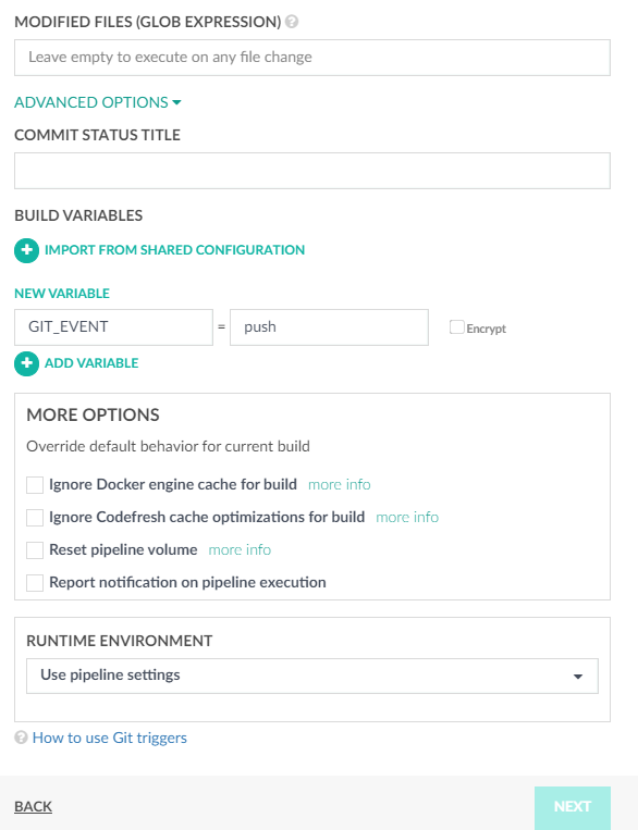 Setting a variable